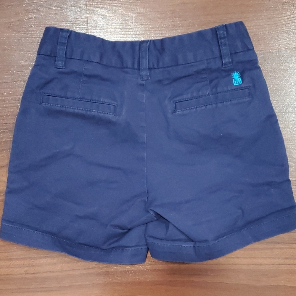 Tori Richard Dark Blue Women's Shorts - Picture 3 of 4